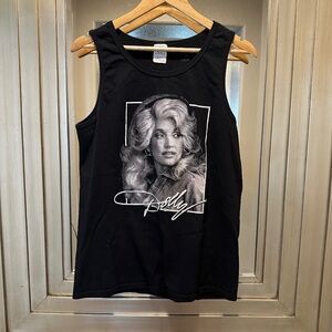 Dolly tank top size medium black color